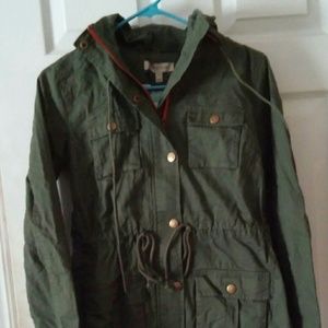 Olive Green Cargo Jacket
